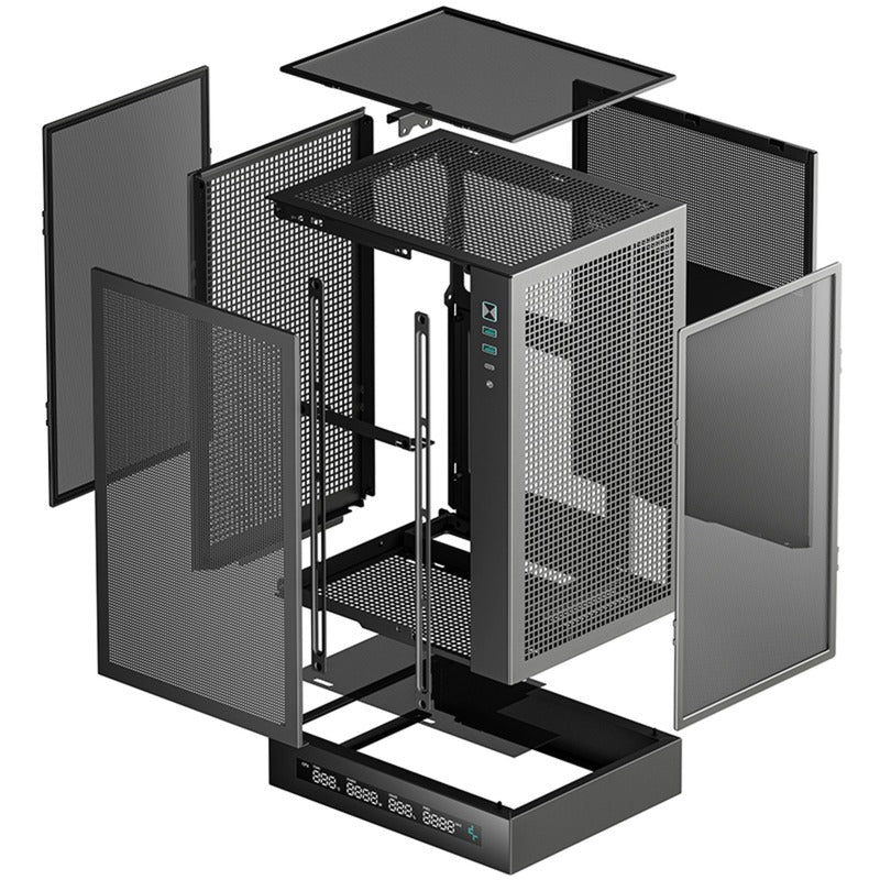 Boîtier mini-tour numérique Deepcool ch170 (noir | 2x USB-A | 1x USB-C)