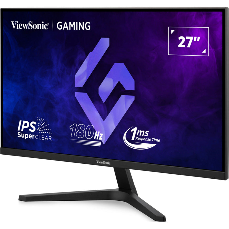 Viewsonic VX27G1-HD Moniteur de jeu FHD 180 Hz 27 (noir, 2x HDMI, 1x Display Port, 180 Hz)
