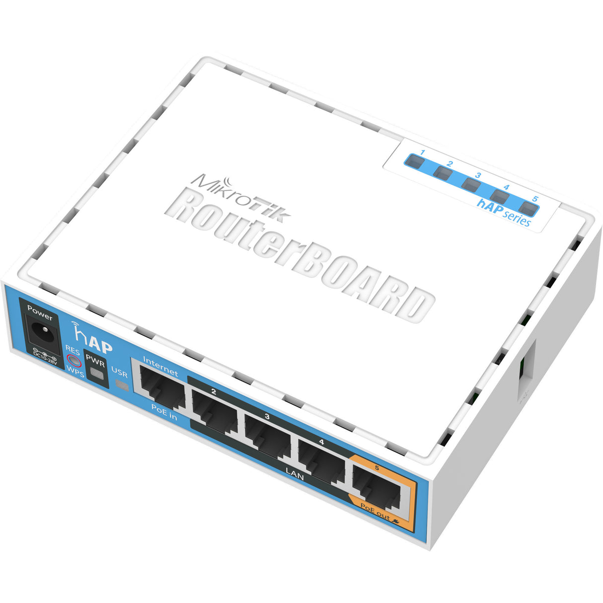 Mikrotik hap petit point d'accès domestique (rb951ui-2nd) (blanc, processeur qualcomm qca9531, poe, wifi 4)