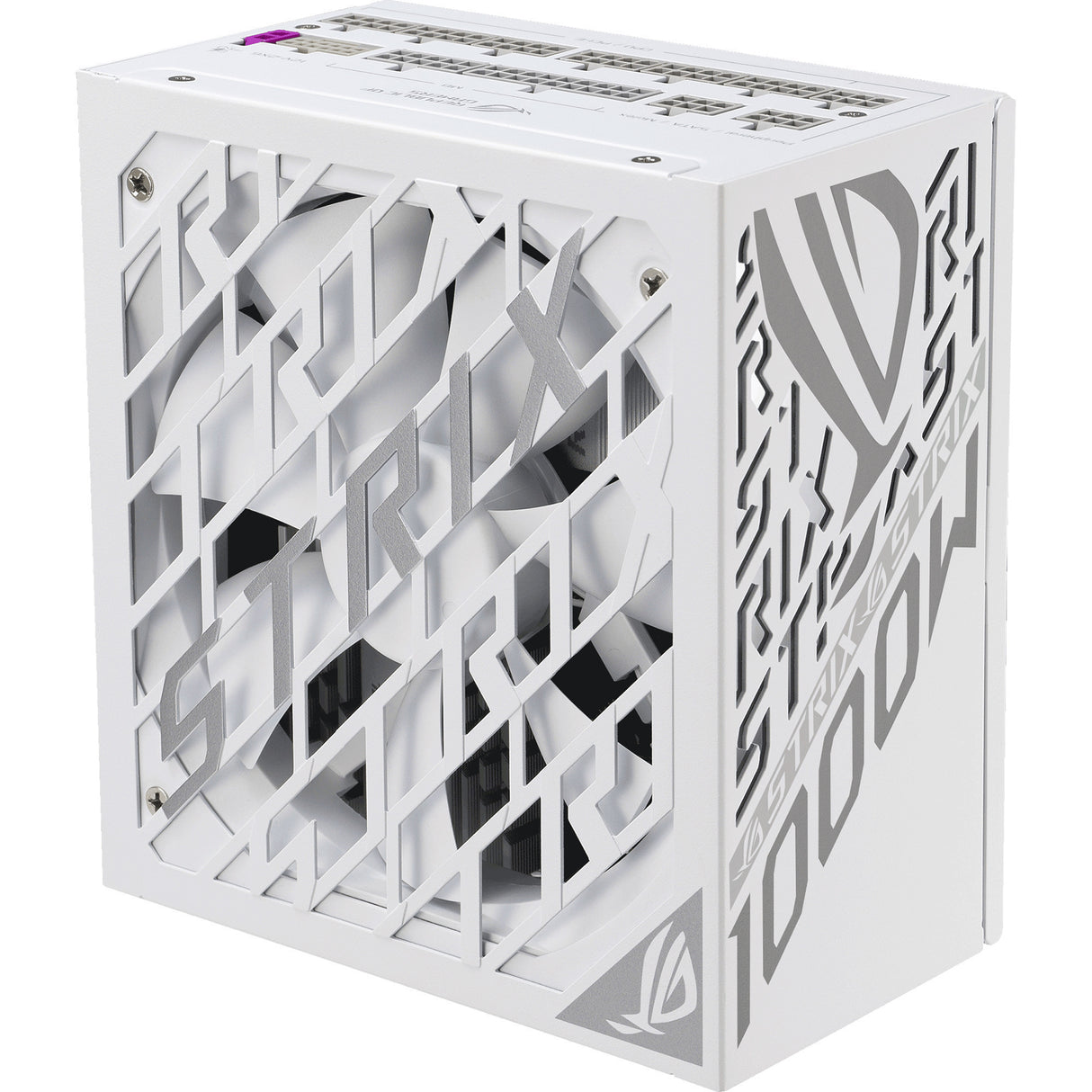 Alimentation modulaire Asus rog strix platine blanc édition 1000 watts (blanc, 1x 12v-2x6, 4x pcie)
