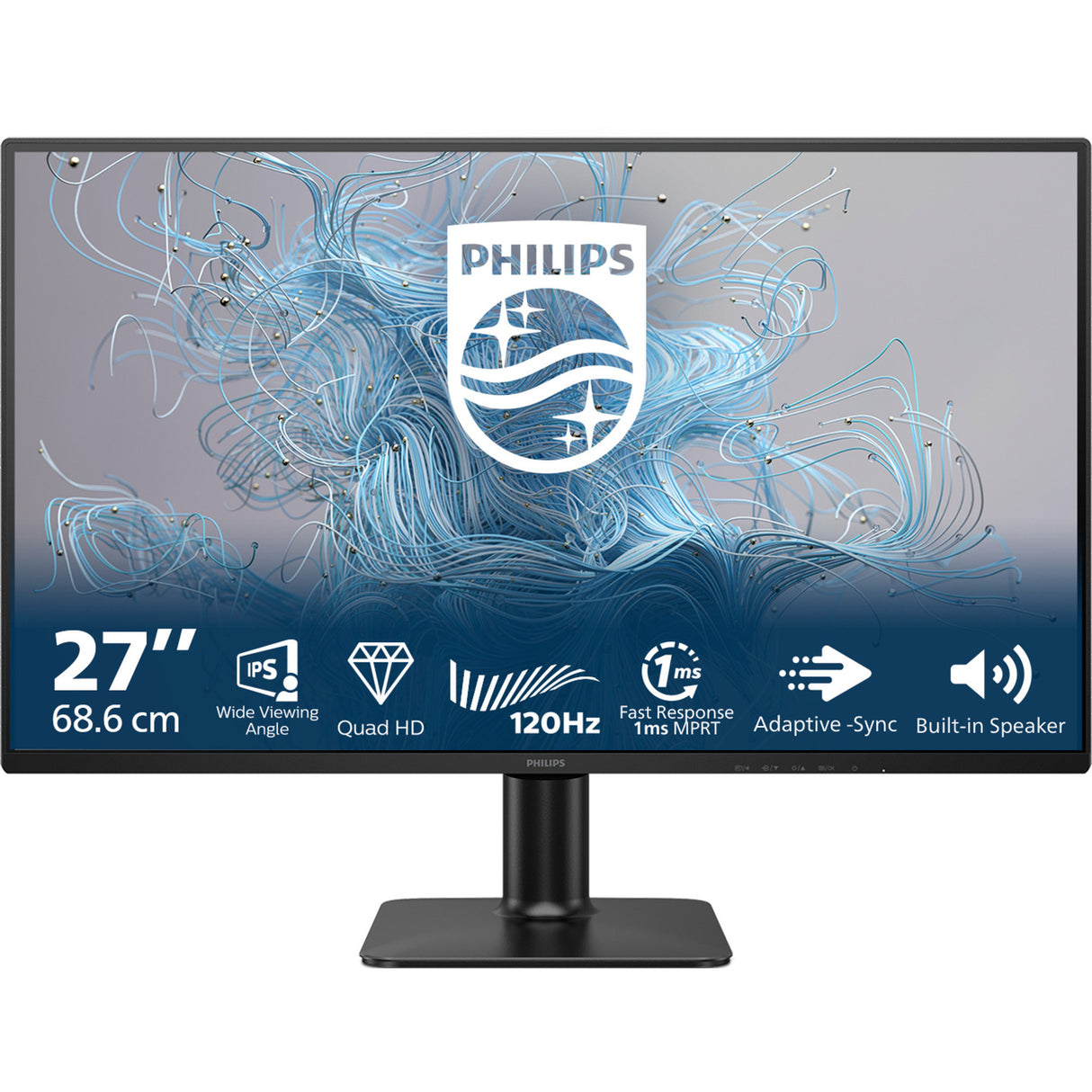 Moniteur Philips 27e2n2500 00 27 (noir, HDMI, port d'affichage, 120 Hz)