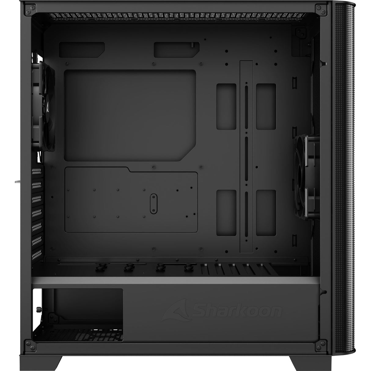Boîtier tour midi noir Sharkoon m30 (noir | 2x USB-A | 1x USB-C)
