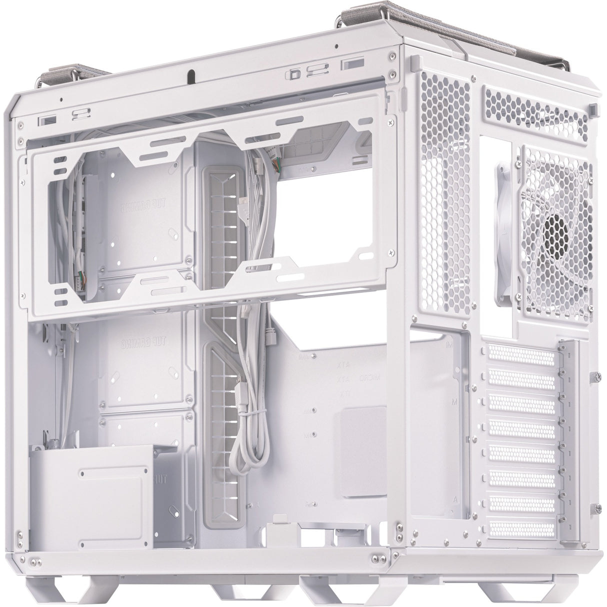 Boîtier tour midi Asus tuf gaming gt502 plus (blanc | 2x USB-A | 1x USB-C | verre trempé)