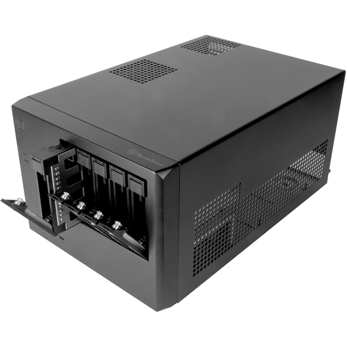 Boîtier mini tour Silverstone sst-cs351 (noir | 2x USB-A | 1x USB-C)