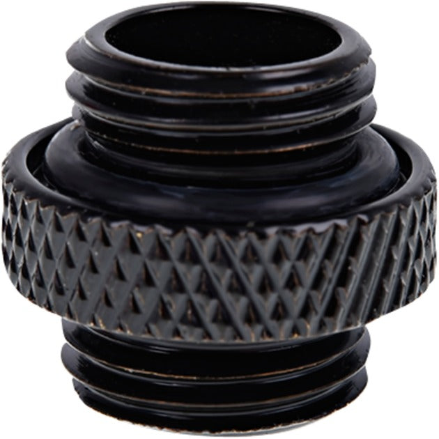 Alphacool eiszapfen double raccord g1 4 filetage extérieur vers g1 4 raccord fileté extérieur (noir, pour tuyaux souples (PVC, silicone, néoprène))