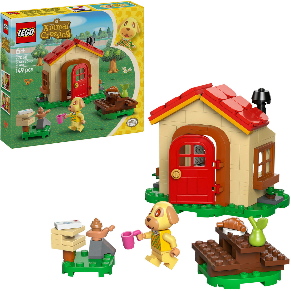 Lego animal traversant 77058 goldies ensemble de construction de maison confortable