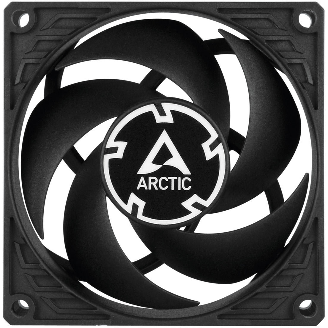 Ventilateur de boîtier Arctic p8 pwm pst (noir, 80 x 80 x 25 mm)