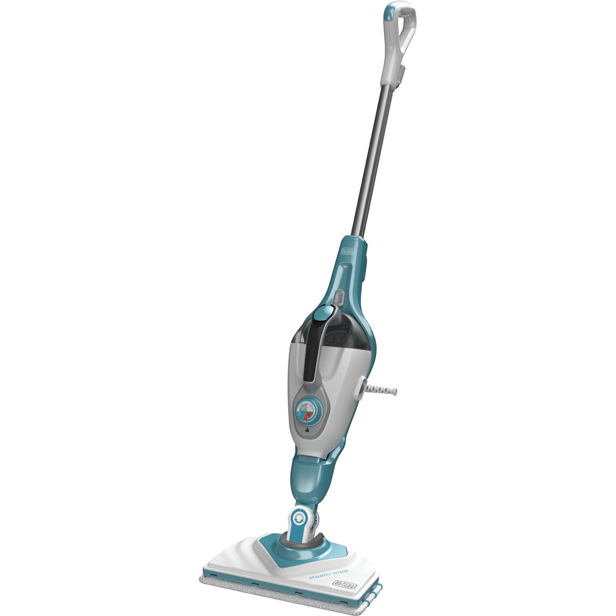 Balai vapeur Black+decker bhsm1610dsm 1600w avec steamitt, pied delta et 15 accessoires nettoyeur vapeur (blanc bleu-gris)