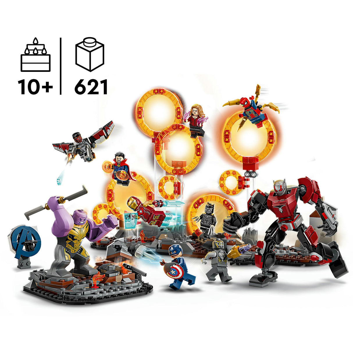 Lego Marvel 76323 La bataille finale de la fin du jeu des Avengers