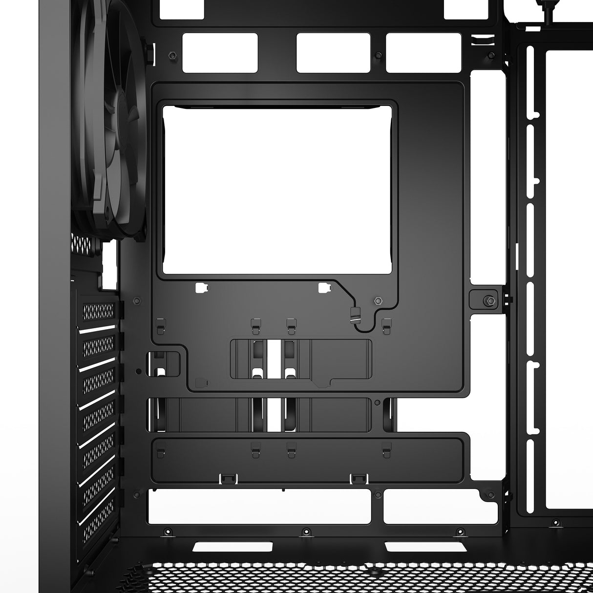 Boîtier tour midi Sharkoon ak2 (noir | 2x USB-A | 1x USB-C)