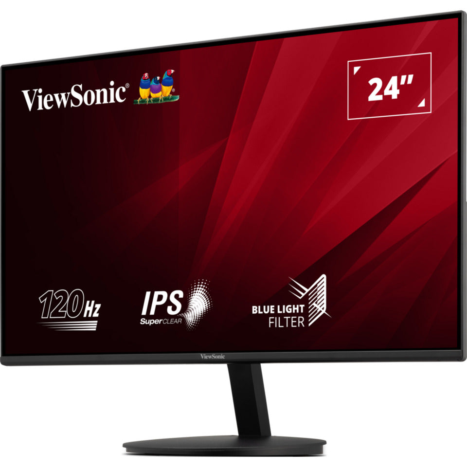 Moniteur Viewsonic VA24E1-H Full HD 24 (noir, 1x HDMI, 1x VGA, 120 Hz)