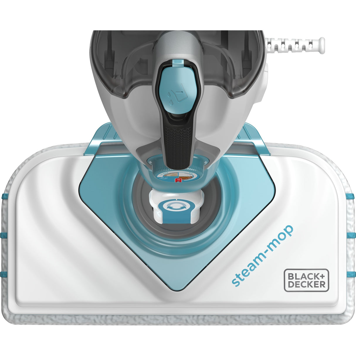 Balai vapeur Black+decker bhsm1610dsm 1600w avec steamitt, pied delta et 15 accessoires nettoyeur vapeur (blanc bleu-gris)