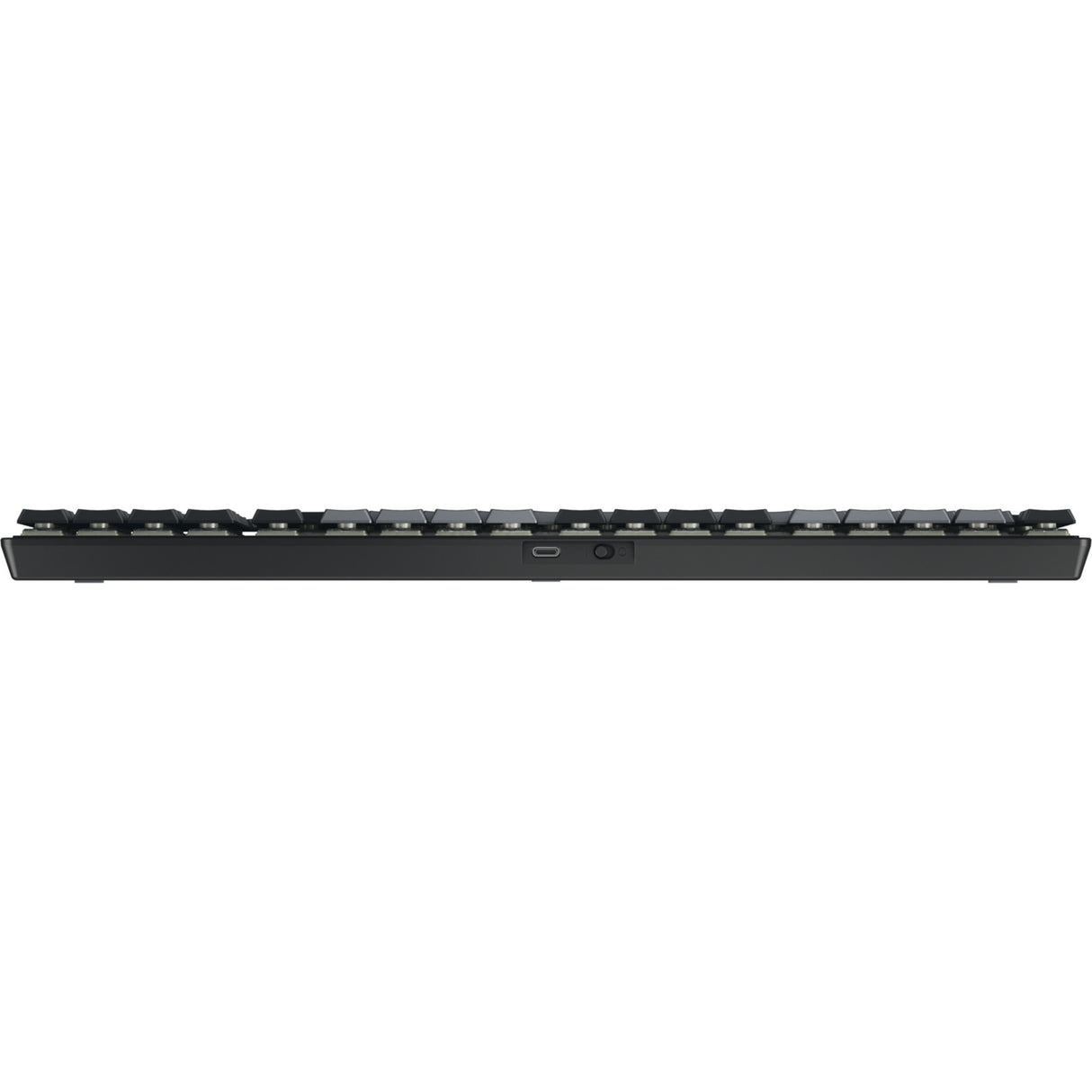 Cherry kw 550 mx lp, clavier (noir, disposition américaine, mx low profile 2.0 ivoire, 96%, led blanche, touches pbt)