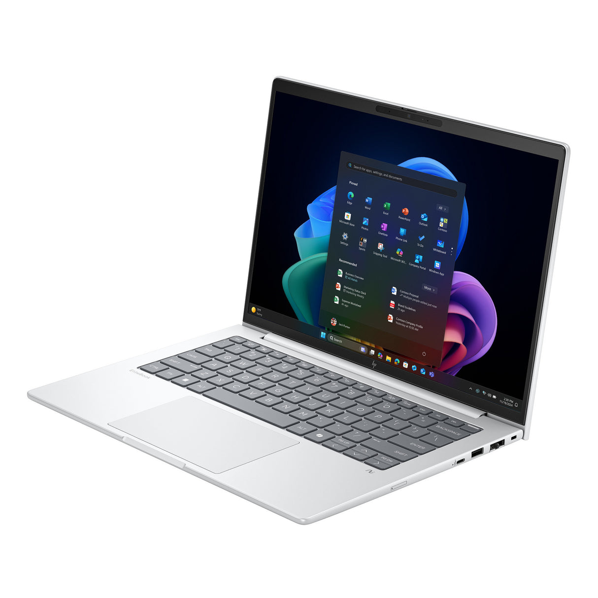 Ordinateur portable Hp Elitebook 8 g1i (ad3t7et) 16 copilot+ (argent | Core Ultra 7 258 V | Graphiques Intel Arc | 32 Go | SSD 1 To)