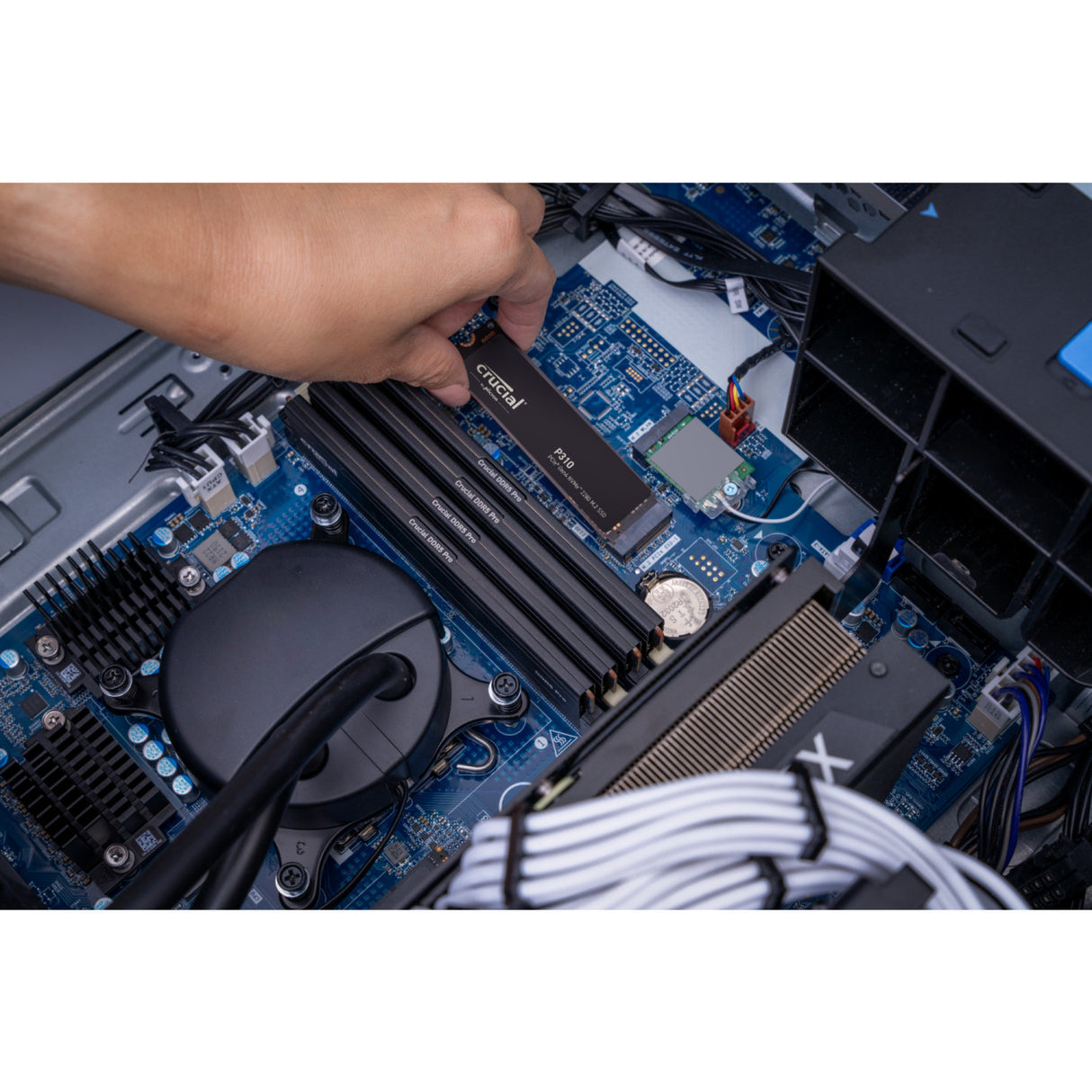 Crucial p310 500 Go SSD (noir, ct500p310ssd8, pcie gen 4.0 x4, nvme 2.0)