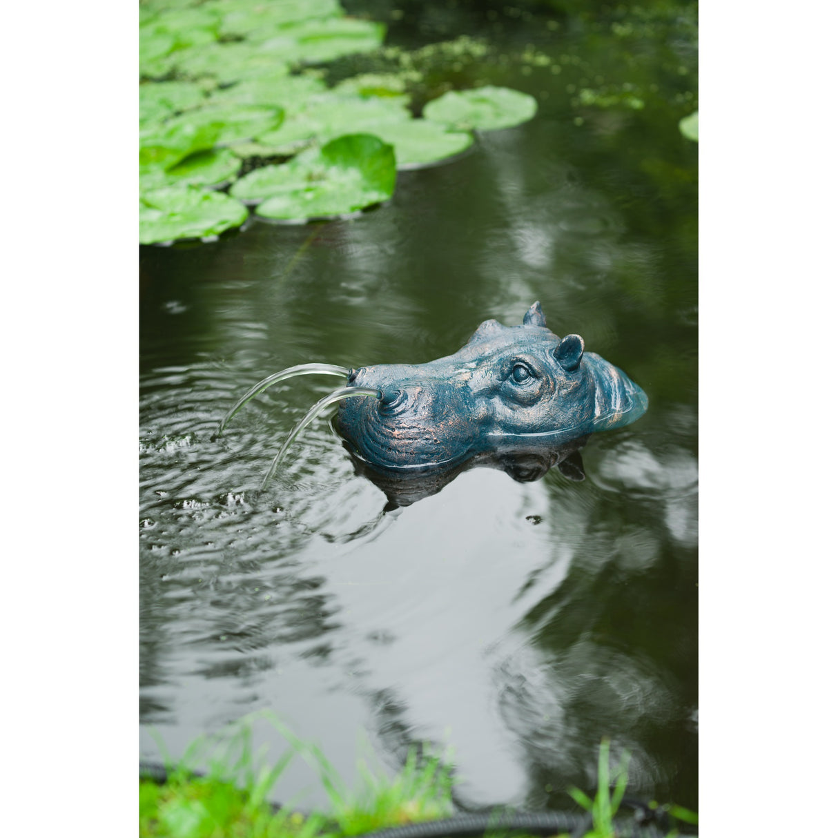 Ubbink Floating Spray Figure Hippopotamal Head