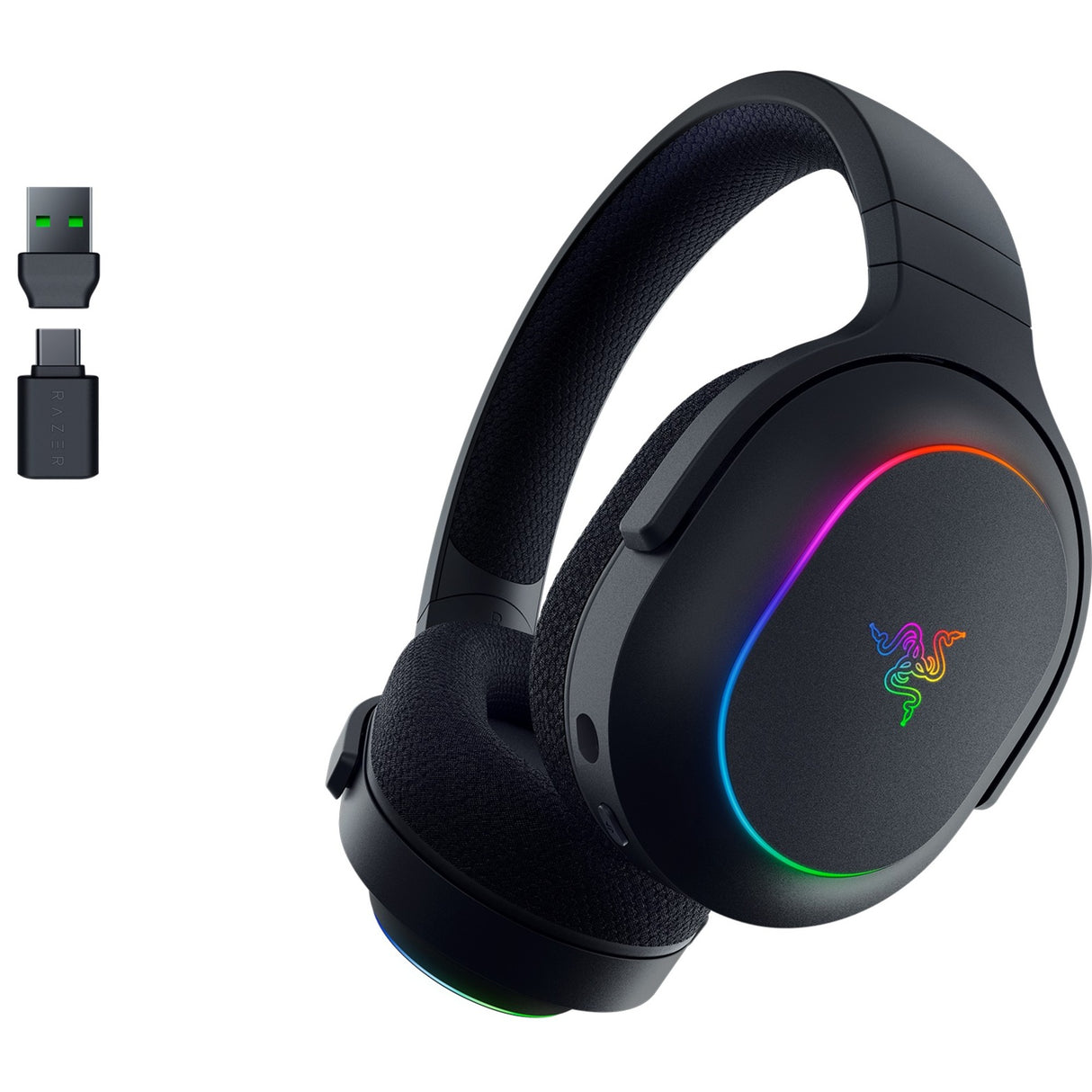 Casque de jeu supra-auriculaire Razer barracuda x chroma (noir, dongle USB, Bluetooth)