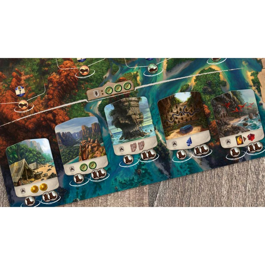 Jeux de gobelin blanc les ruines disparues d'arnak jeu de société (néerlandais, 1 à 4 joueurs, 30 à 120 minutes, à partir de 12 ans)