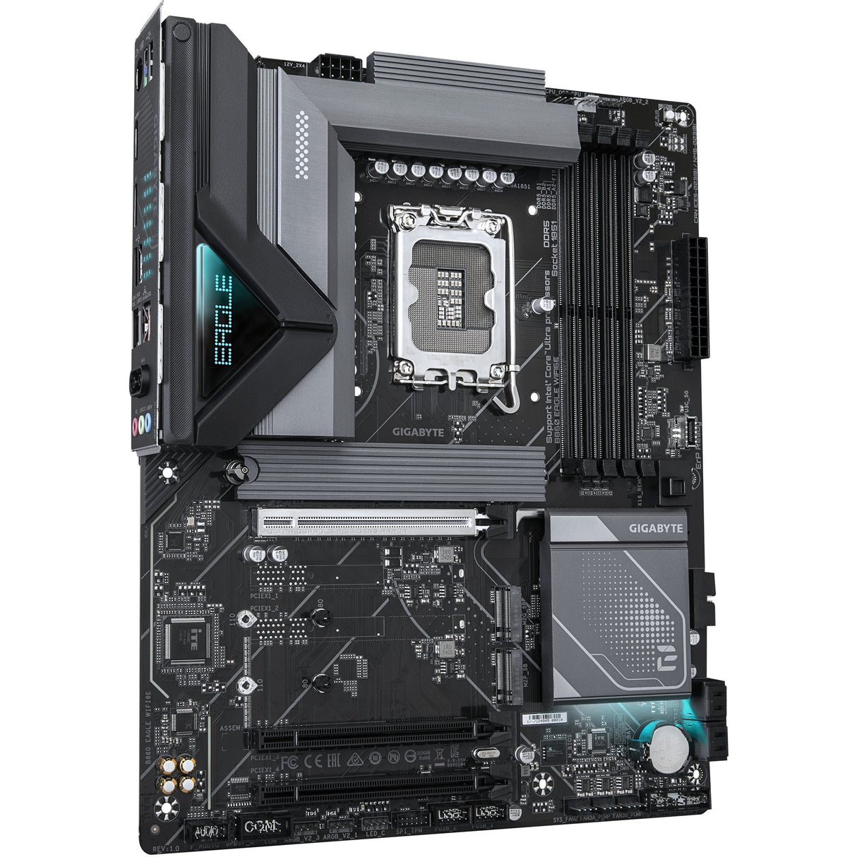 Gigabyte B860 Eagle WiFi6e, ATX, LGA1851, Intel B860, 4x DDR5, 2,5 GBE, Wi-Fi 6e, BT 5.3, USB Type-C