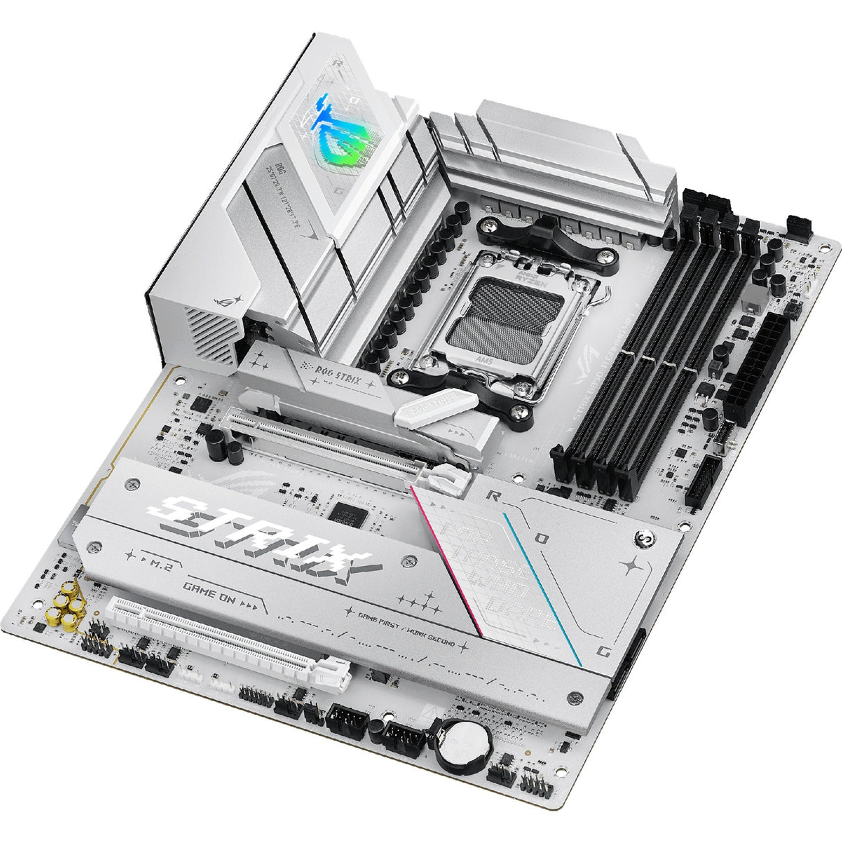 Carte mère Asus ROG Strix B850-A Gaming Wi-Fi Socket AM5 (blanc, 2,5 Go-LAN, Wi-Fi 7, BT, son, ATX)