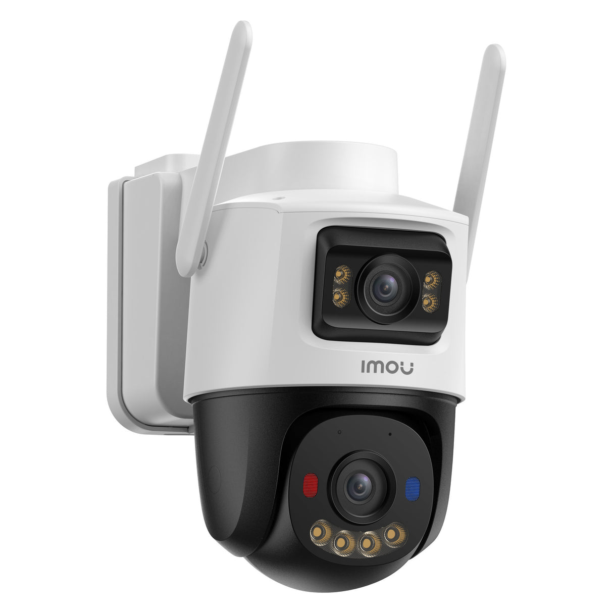 Imou aov dual lens 5mp+5mp buitencamera (wit, 3k, 4g lte, wifi 6, solar panel)
