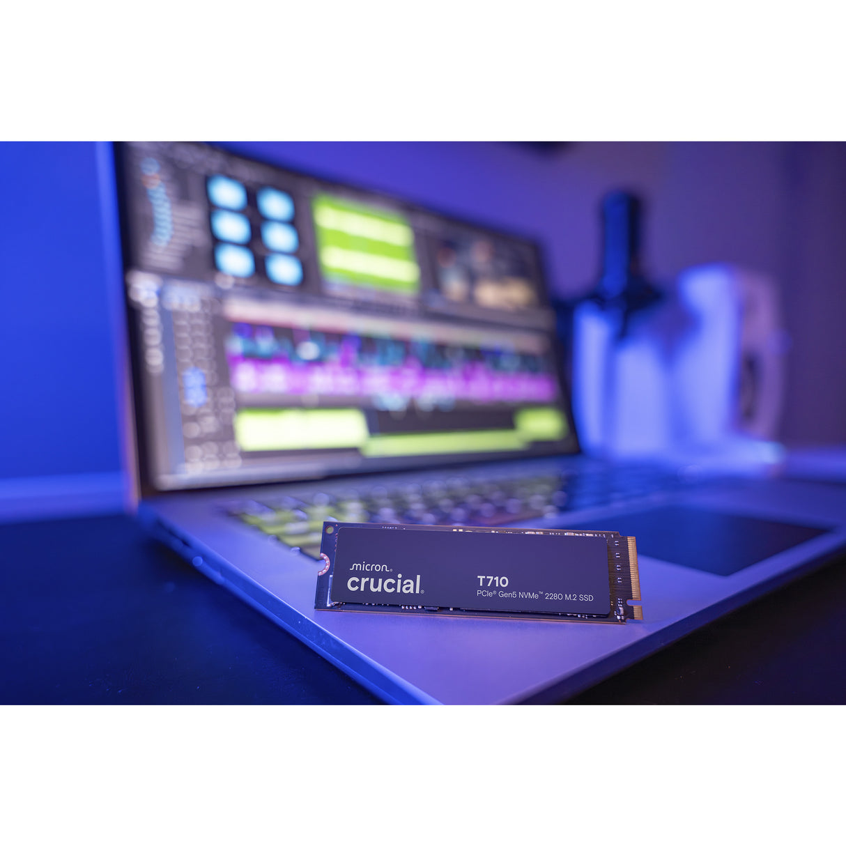 SSD Crucial T710 1 To (PCIe 5.0 x4, NVME 2.0, M.2 2280)