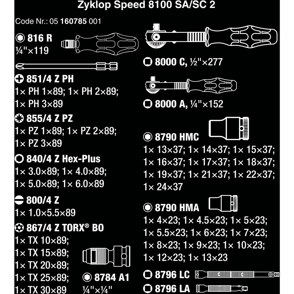 WAA 8100 SA SC 2 ZYKLOP CAP
