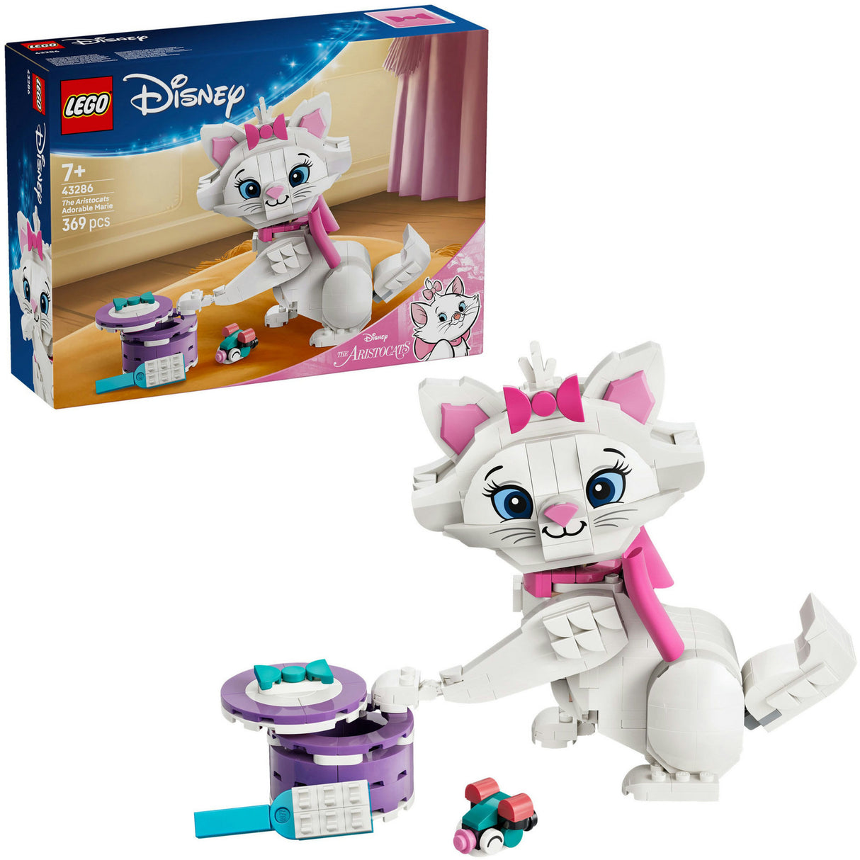 Lego Disney Classic 43286 Les Aristochats, la mignonne Marie