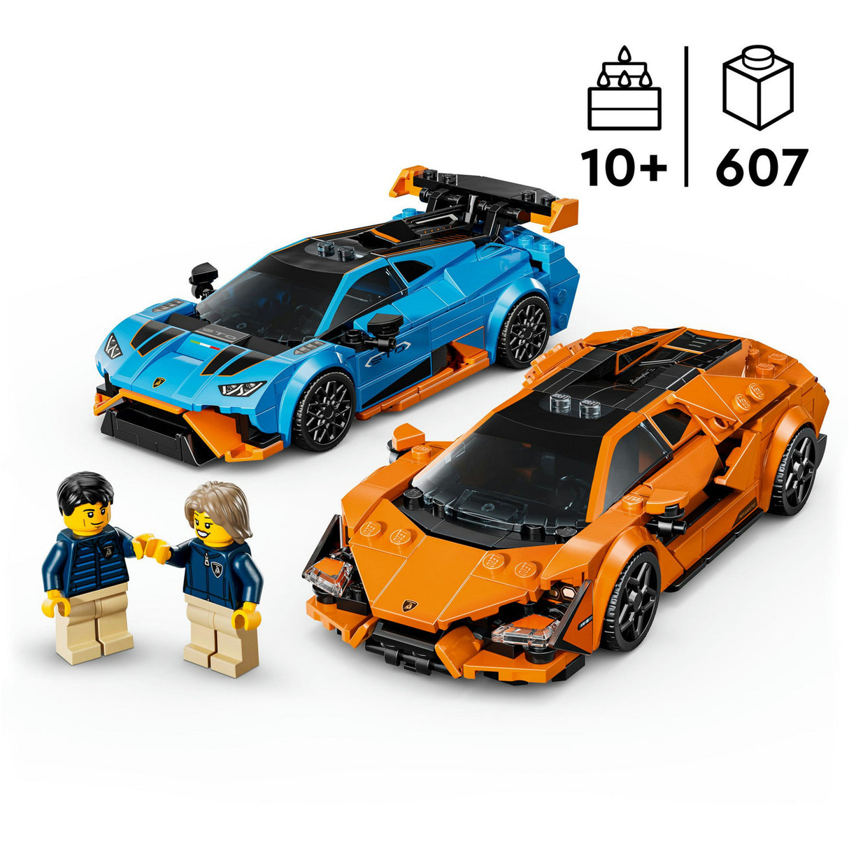 Lego Speed Champions 77238 Lamborghini Revuelto et Huracan Sto