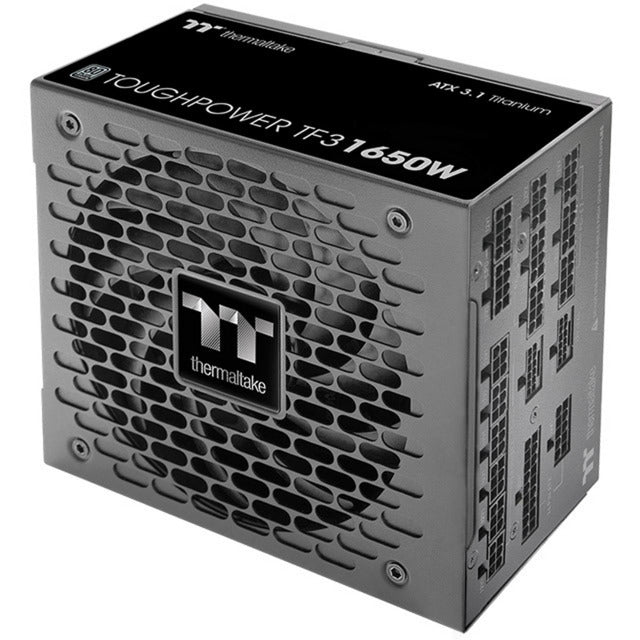 Thermaltake toughpower tf3 modulaire 1650 watt voeding (zwart, 2x 12v-2x6, 9x pcie)