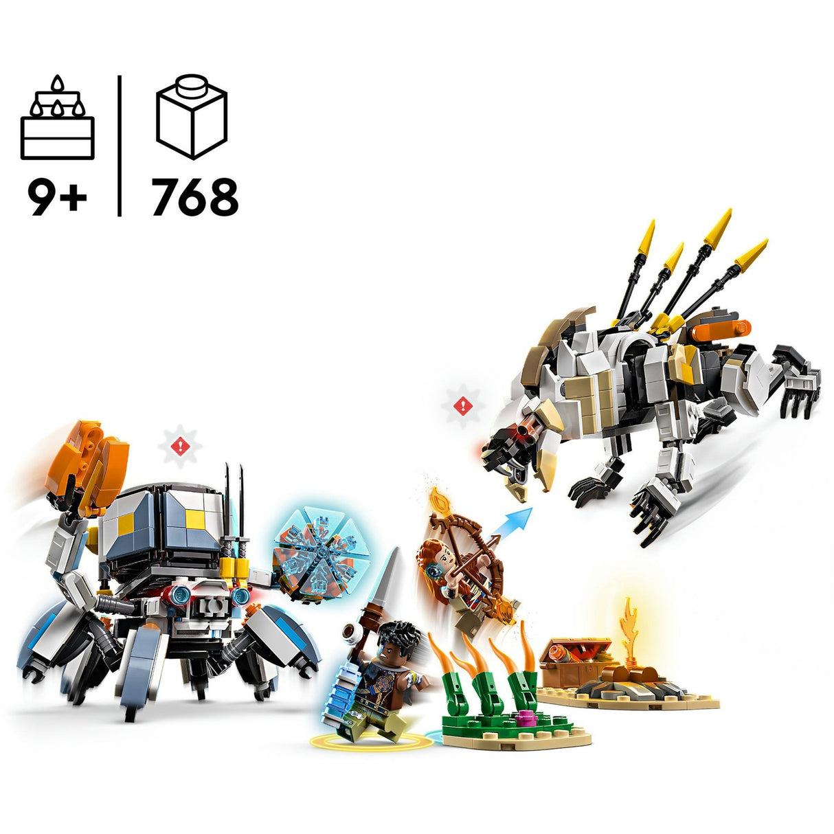 Lego Horizon 77037 Aloy et Varl contre Shell Walker et Sawtooth