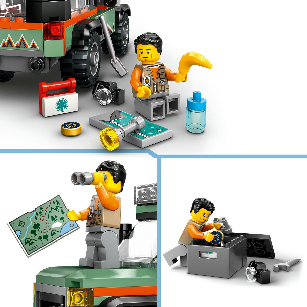 Lego city 60447 Véhicule tout terrain 4x4 pour la montagne