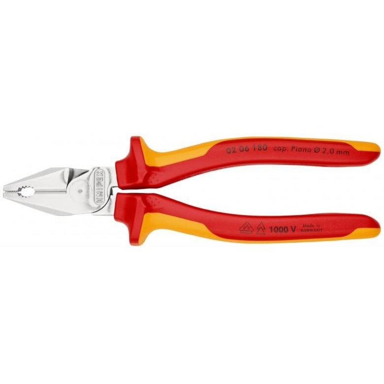 Knipex pince universelle chromée 180 mm - 0206180