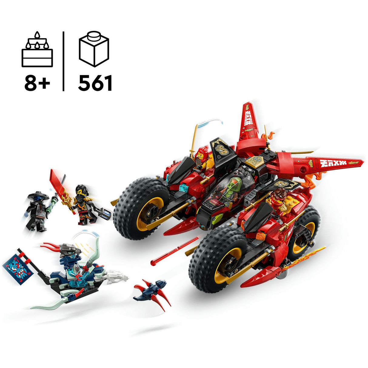 Lego 71844 véhicule de combat ninjago ninja