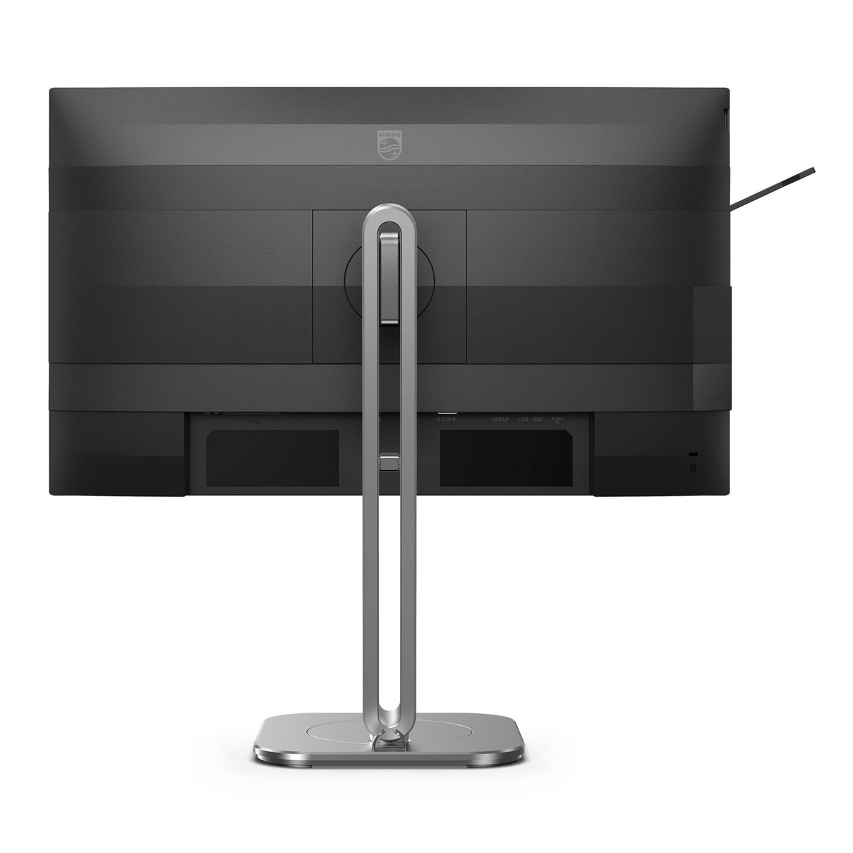 Philips 24b2g5200 23.8 monitor (zilver zwart, vga, hdmi, displayport, usb, audio, 100 hz)