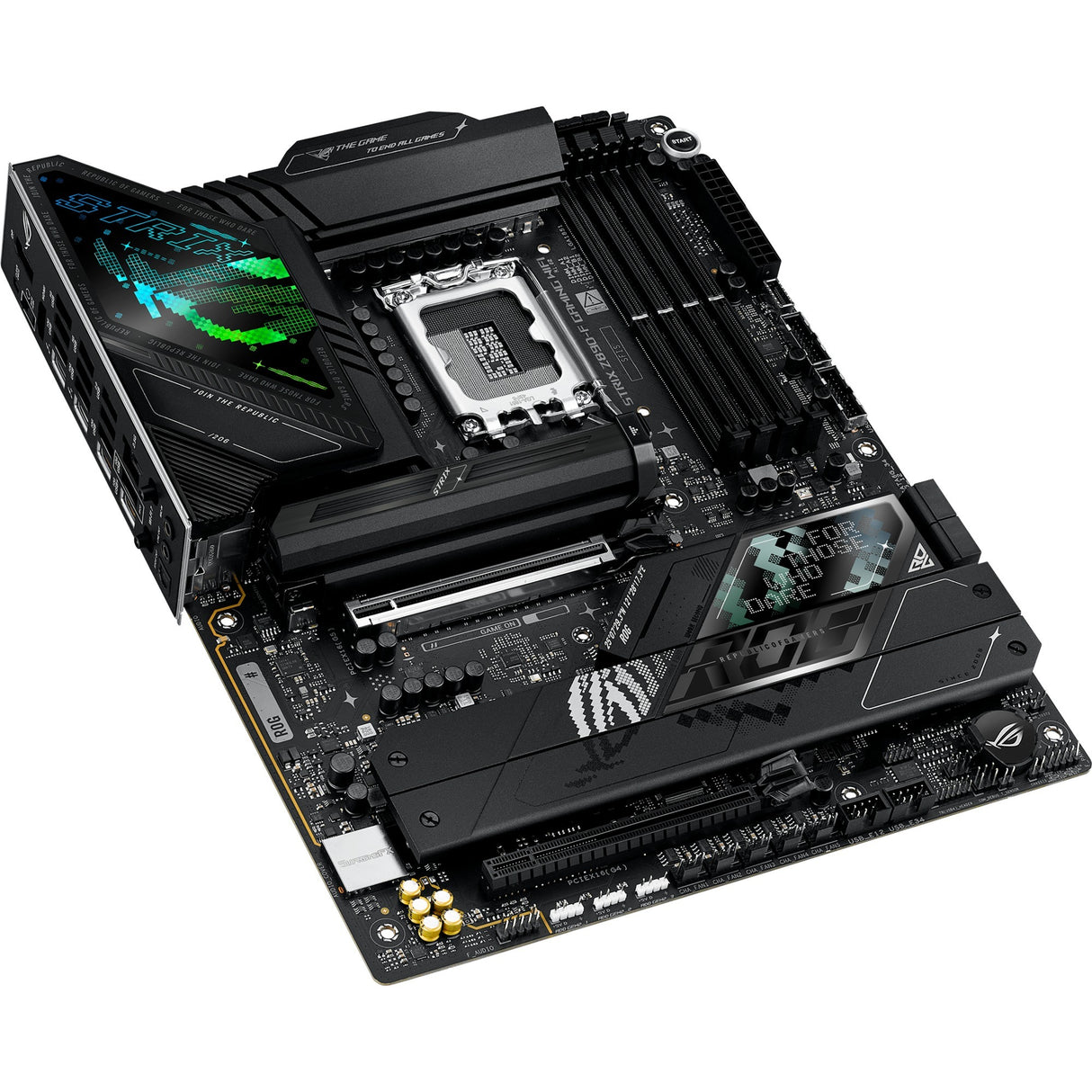 Carte mère Asus ROG Strix Z890-F Gaming WiFi Socket 1851 (Noir, RAID, 2,5 Go-LAN, Wi-Fi 7, BT, Son, ATX)