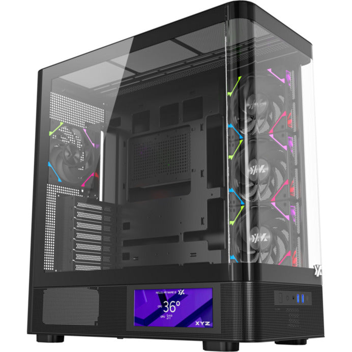 Boîtier tour midi Xyz PC Gear Quantum Pro (noir | Fenêtre)