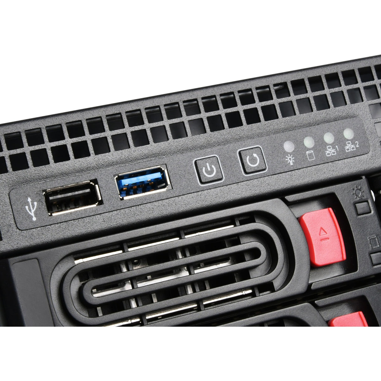 Boîtier rack Silverstone RM21-308 (noir | 1x USB-A 2.0 | 1x USB-A 3.2 (5 Gbit s))