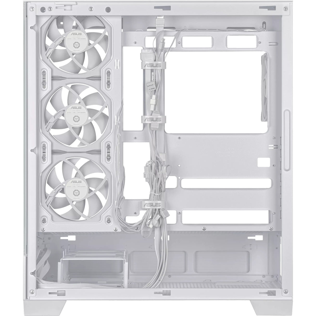 Boîtier tour midi Asus a31 plus (blanc | 2x USB-A | 2x USB-C | verre trempé)