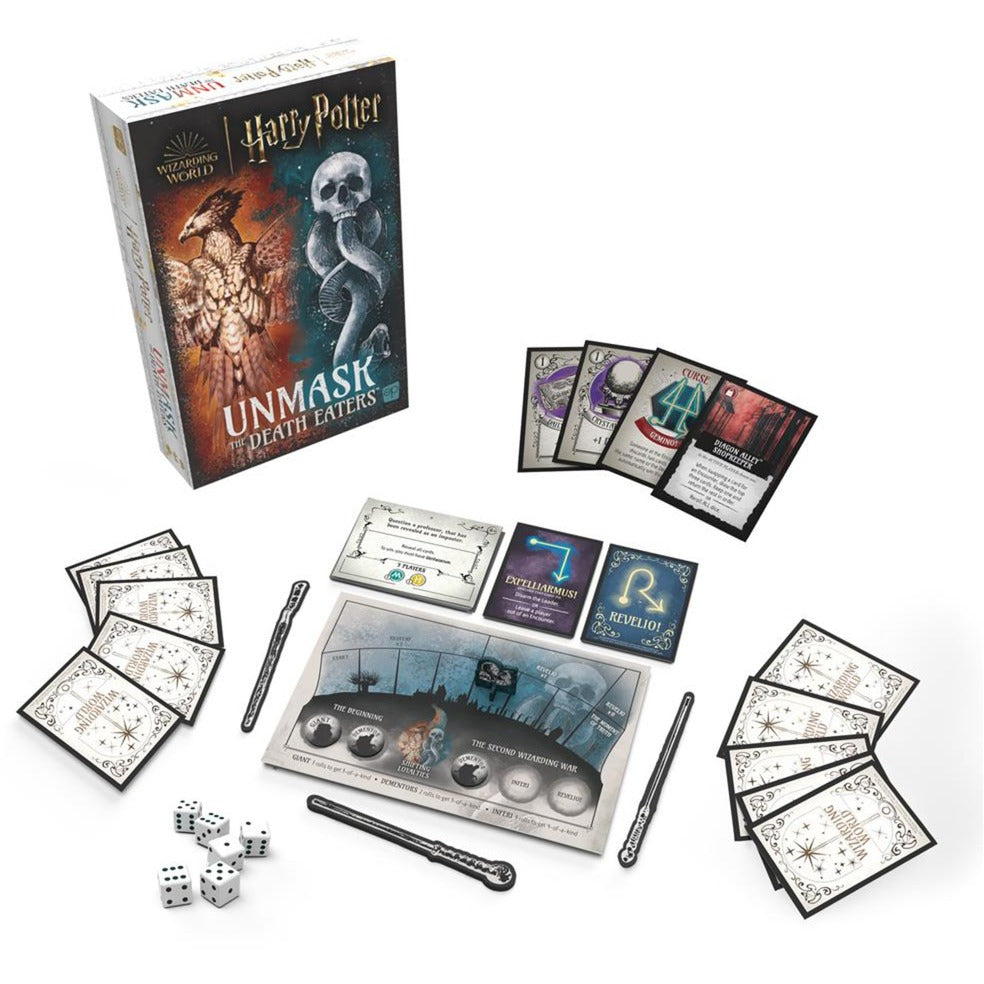 European Player Network Harry Potter : Jeu de société Démasquez les Mangemorts (anglais, 3 à 8 joueurs, 60 minutes, à partir de 11 ans)