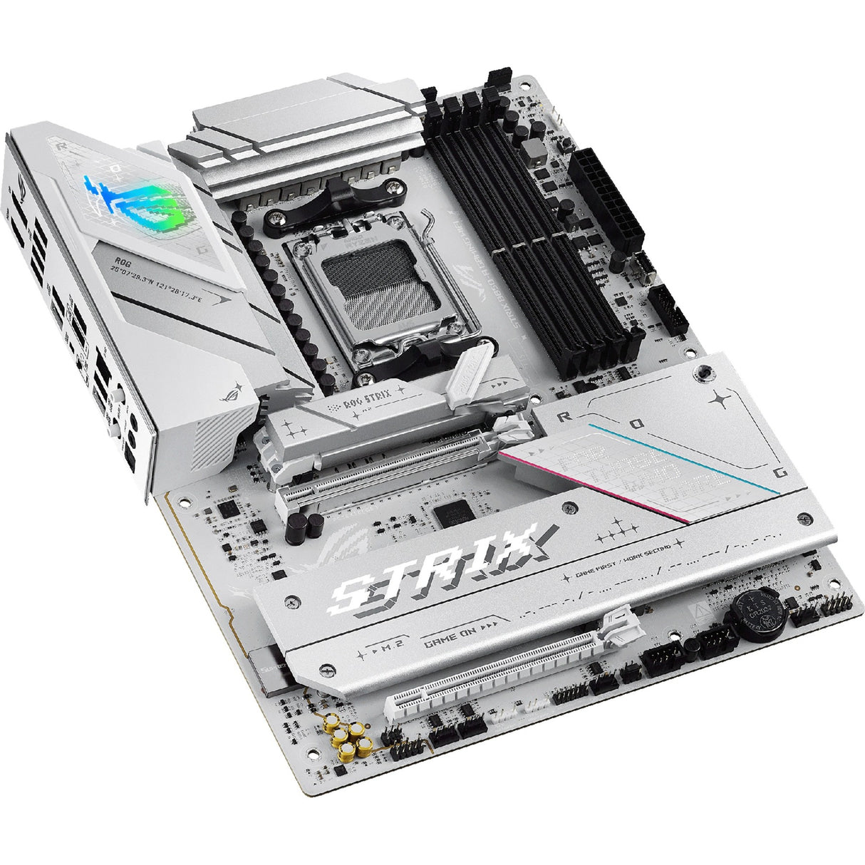 Carte mère Asus ROG Strix B850-A Gaming Wi-Fi Socket AM5 (blanc, 2,5 Go-LAN, Wi-Fi 7, BT, son, ATX)