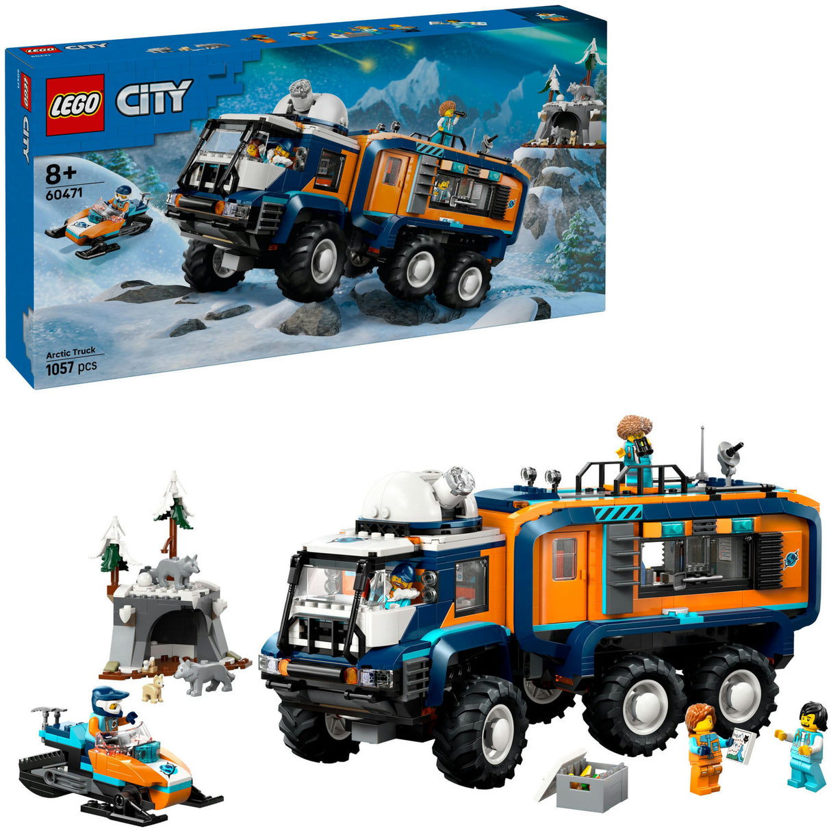 Lego 60471 Le camion laboratoire d'exploration de la ville au pôle Nord