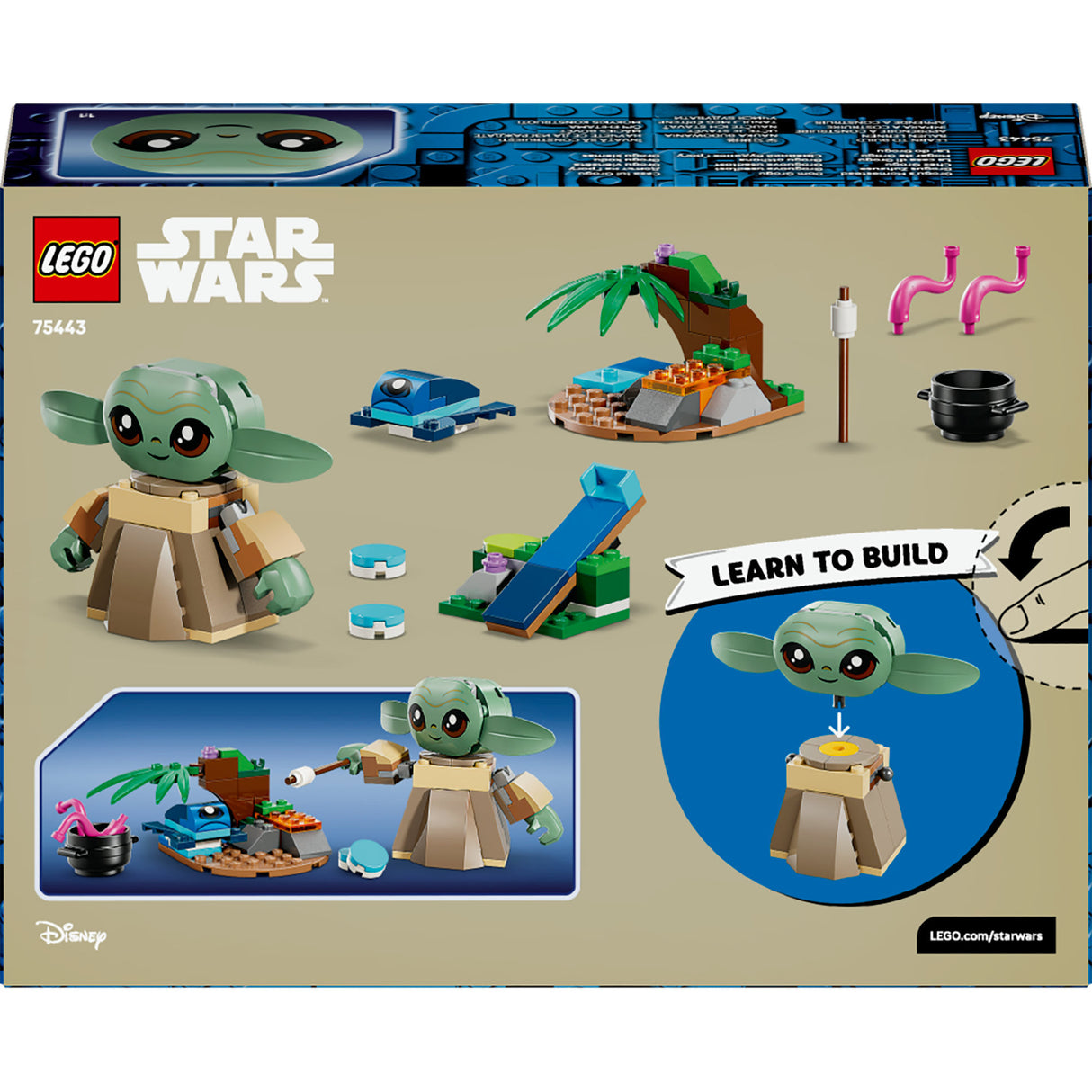 Lego star wars tm 75443 La maison de Grogu | 2 pièces