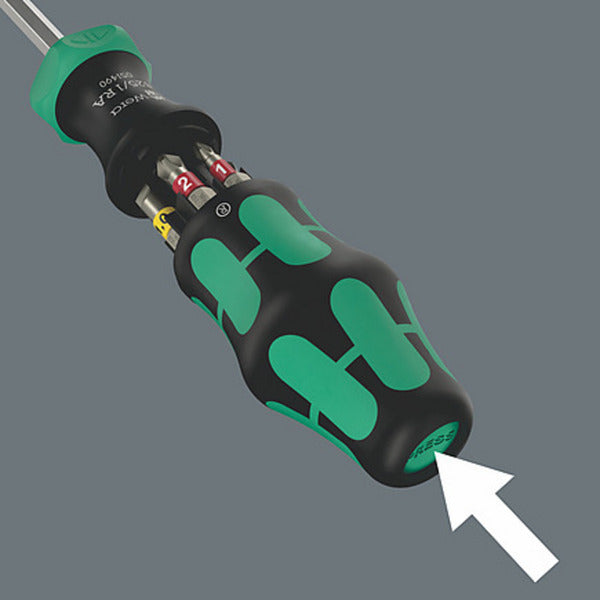 Wera kraftform kompakt 27 ra 1, jeu d'embouts 6 pièces (noir vert)