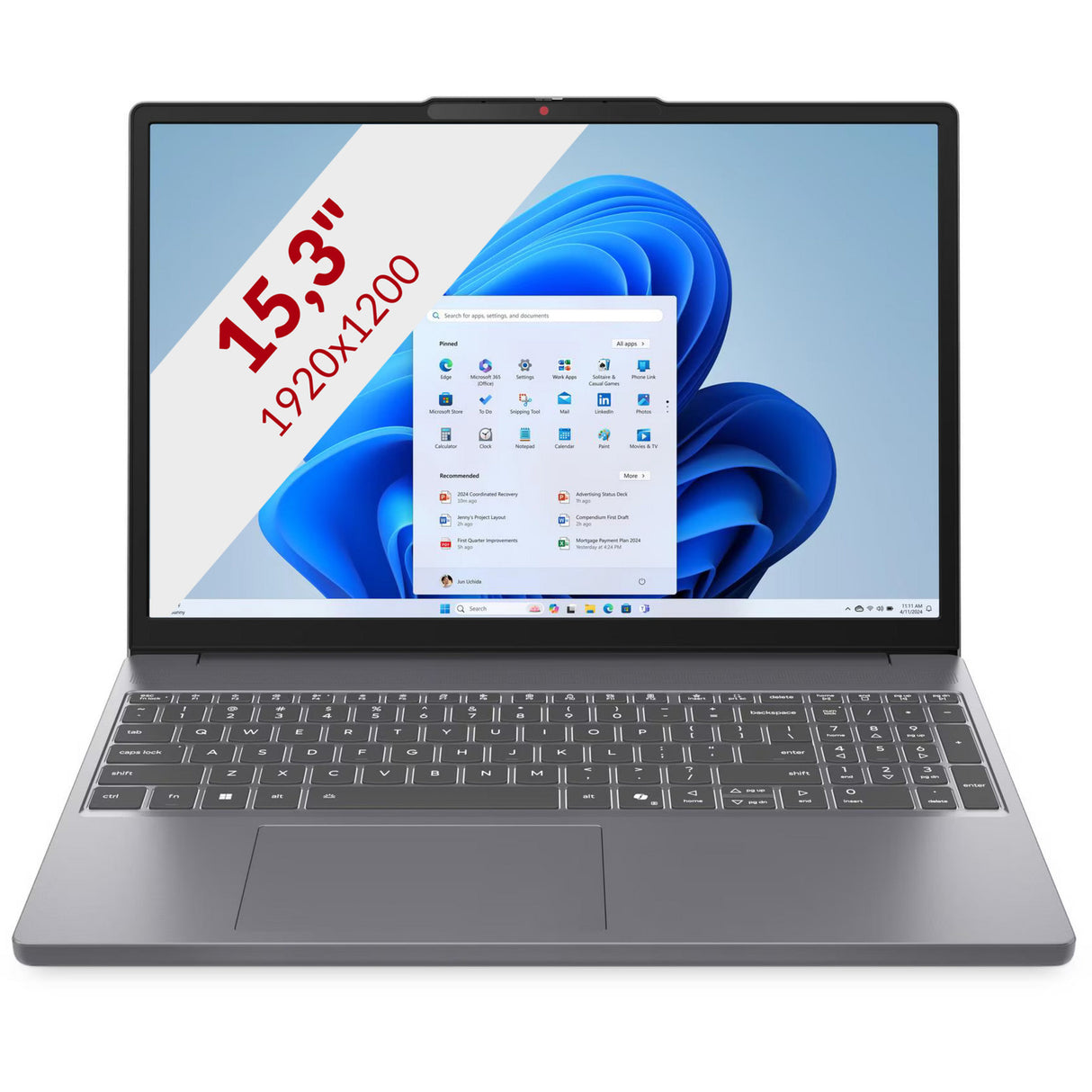 Ordinateur portable Lenovo ideapad slim 3 15irh10 (83k100tbmh) 15.3 (gris | core i5-13420h | graphiques intel uhd | 24 go | SSD 512 go)