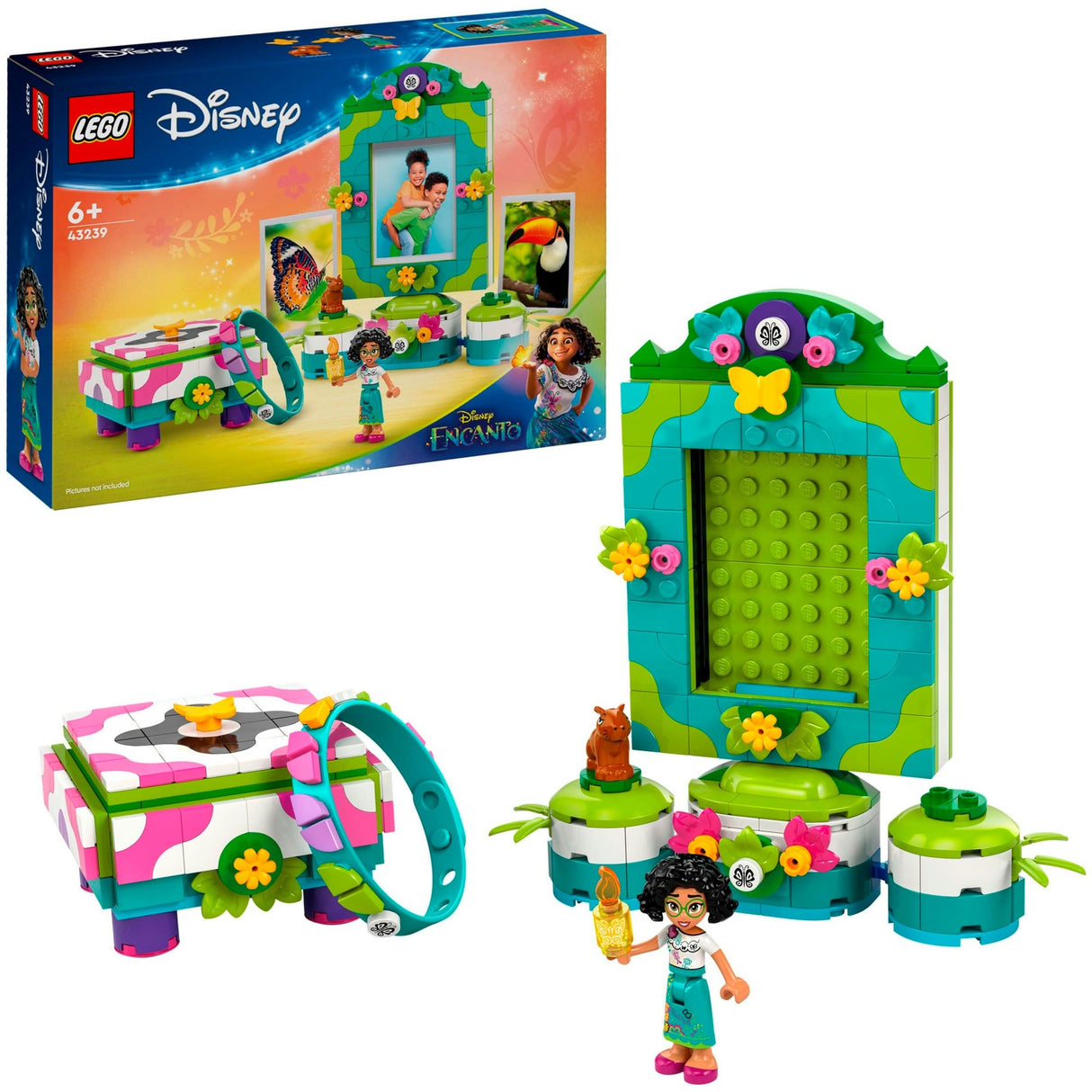 LEGO DISNEY 43239 MIRABELS TRAMPS PHOTO ET BOX