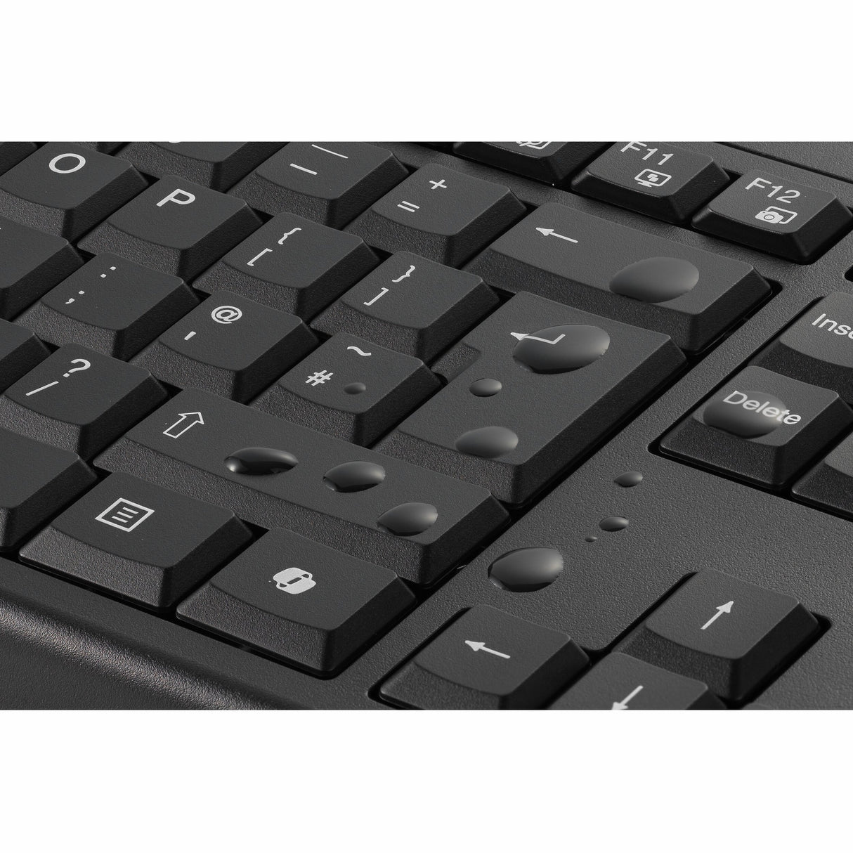Kensington km270 eq ensemble de bureau rechargeable – ensemble de bureau sans fil (noir, disposition américaine (qwerty), membrane, 100%, bluetooth, 2,4 ghz)