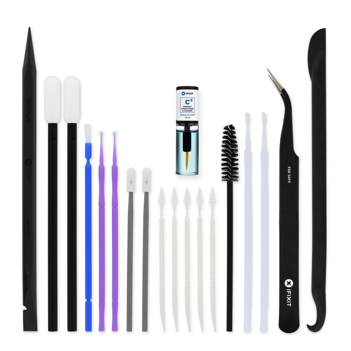 Kit d'outils de nettoyage de précision Ifixit (noir bleu)