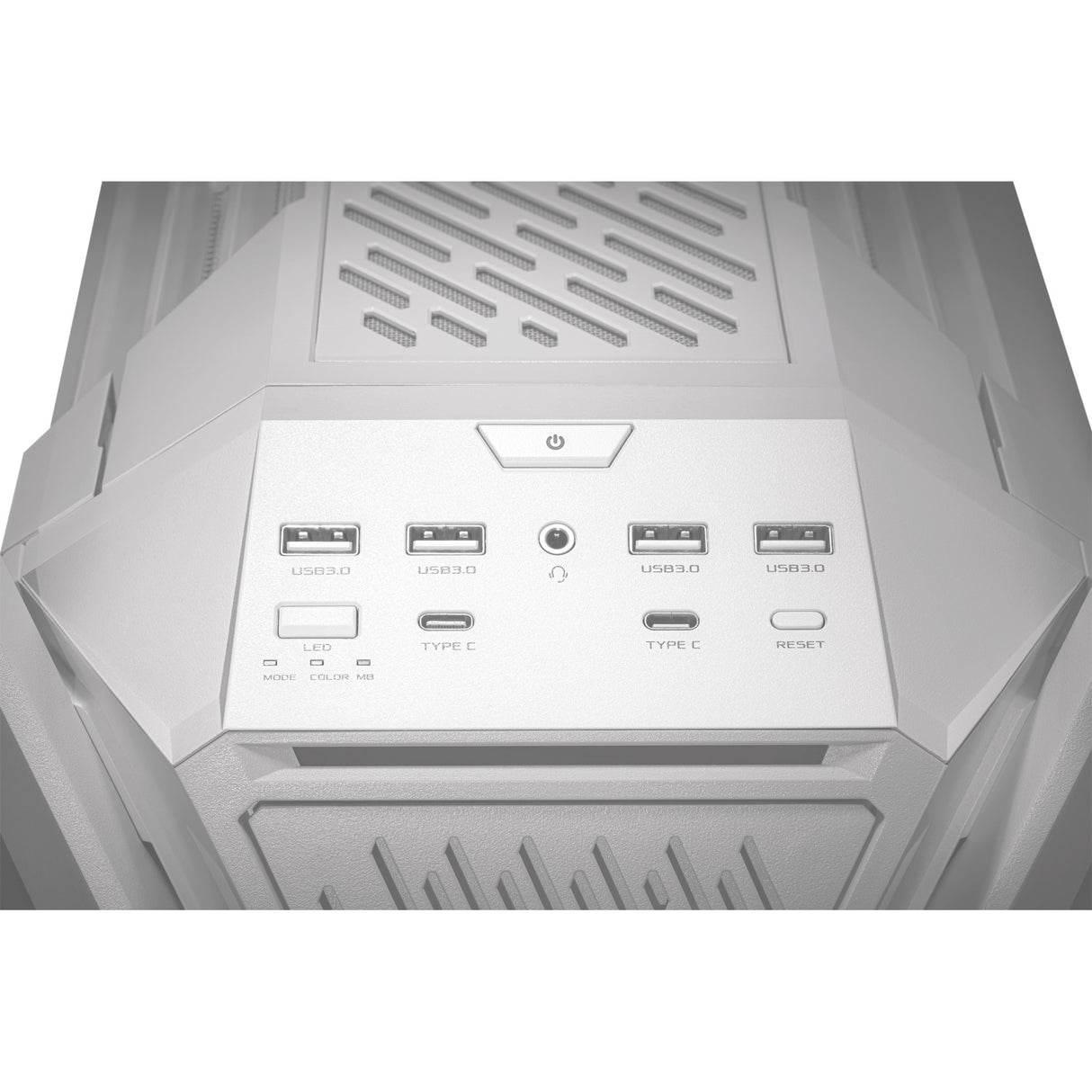 Boîtier grande tour Asus rog hyperion gr701 (blanc | 4x usb-a | 2x usb-c | rgb | verre trempé)