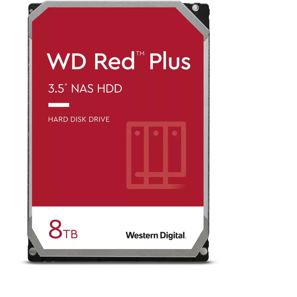 Disque dur WD red plus 8 To (80efpx, SATA 600, 24 7)